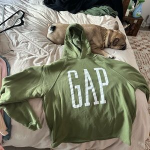 Never worn green GAP hoodie